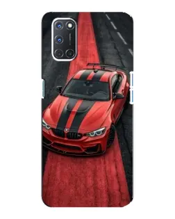 Чохол для OPPO A92 з картинкою «BMW на червоній доріжці»