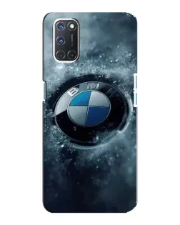 Чохол для OPPO A92 з картинкою «Логотип BMW — лід»