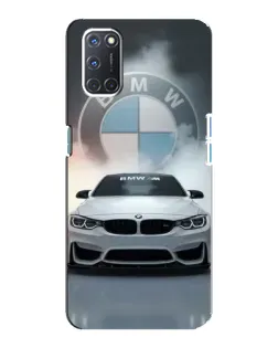 Чохол для OPPO A92 з картинкою «BMW в білому диму»