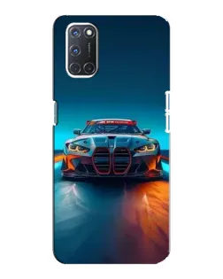 Чохол для OPPO A92 з картинкою «BMW — вогні неону»