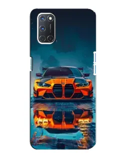 Чохол для OPPO A92 з картинкою «BMW — золота емблема»