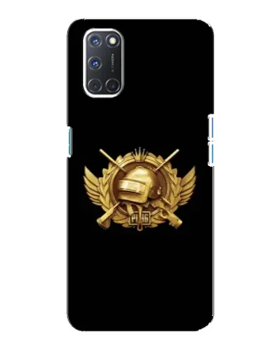 Чохол для OPPO A92 з картинкою «PUBG — помаранчевий градієнт»