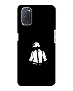 Чохол для OPPO A92 з картинкою «PUBG — білий шолом» Чохол для OPPO A92 з картинкою «PUBG — білий шолом»