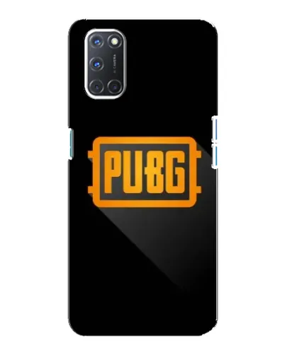 Чохол для OPPO A92 з картинкою «PUBG — рамка лого»