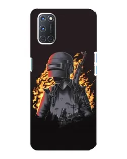 Чохол для OPPO A92 з картинкою «PUBG — вогняний силует» Чохол для OPPO A92 з картинкою «PUBG — вогняний силует»