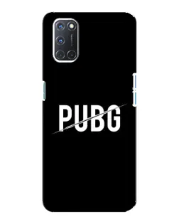 Чохол для OPPO A92 з картинкою «PUBG — білий логотип» Чохол для OPPO A92 з картинкою «PUBG — білий логотип»
