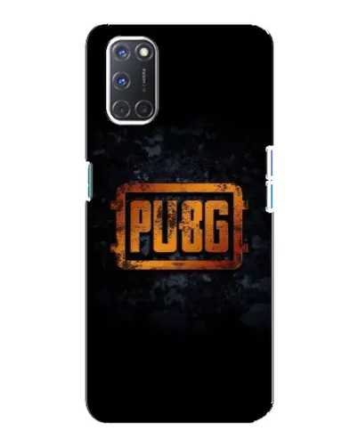 Чохол для OPPO A92 з картинкою «PUBG — золотий логотип»