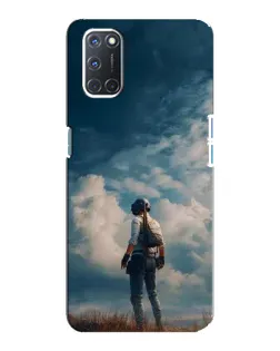 Чохол для OPPO A92 з картинкою «Герой PUBG на скелі» Чохол для OPPO A92 з картинкою «Герой PUBG на скелі»
