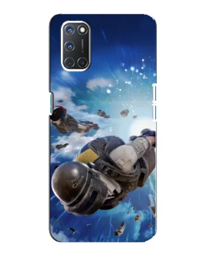 Чохол для OPPO A92 з картинкою «Десант PUBG — стрибок»