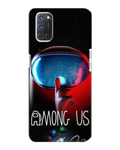 Чохол для OPPO A92 з картинкою «Червоний імпостер — макро» Чохол для OPPO A92 з картинкою «Червоний імпостер — макро»