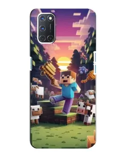 Чохол для OPPO A92 з картинкою «Стів на фермі»