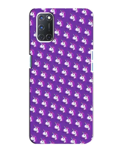 Чохол для OPPO A92 з картинкою «Єдинороги на фіолетовому» Чохол для OPPO A92 з картинкою «Єдинороги на фіолетовому»