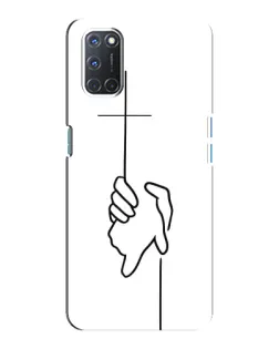 Чохол для OPPO A92 з картинкою «Рука тримає» Чохол для OPPO A92 з картинкою «Рука тримає»
