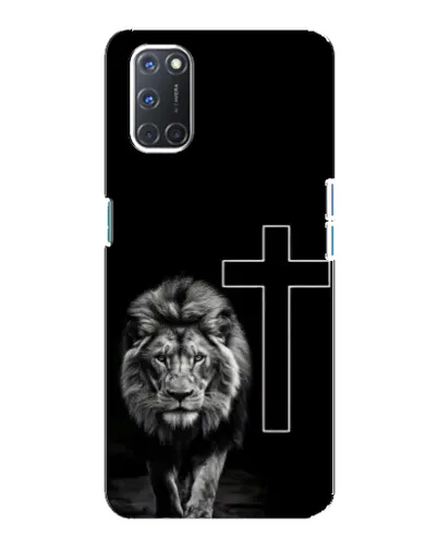 Чохол для OPPO A92 з картинкою «Лев та Хрест»