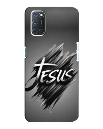 Чохол для OPPO A92 з картинкою «Напис Jesus Graffiti»