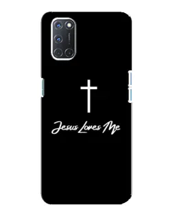 Чохол для OPPO A92 з картинкою «Ісус любить тебе»