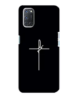 Чехол для OPPO A92 с картинкой «Тонкий крест» Чехол для OPPO A92 с картинкой «Тонкий крест»