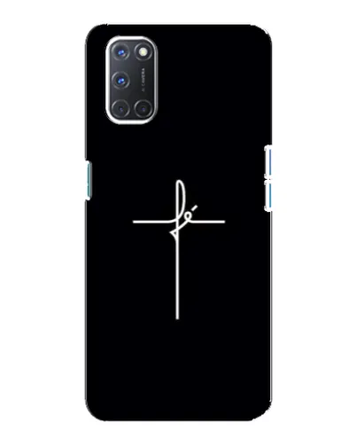 Чехол для OPPO A92 с картинкой «Тонкий крест» Чехол для OPPO A92 с картинкой «Тонкий крест»