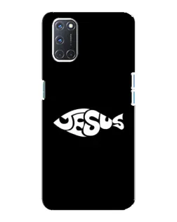 Чехол для OPPO A92 с картинкой «Рыба Jesus» Чехол для OPPO A92 с картинкой «Рыба Jesus»