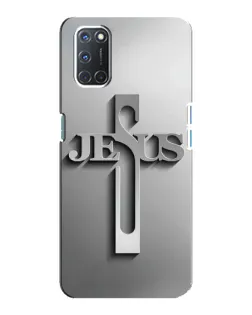 Чехол для OPPO A92 с картинкой «Металлический крест Jesus» Чехол для OPPO A92 с картинкой «Металлический крест Jesus»