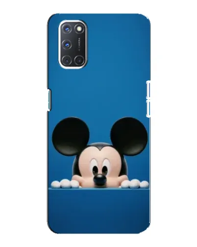 Чохол для OPPO A92 з картинкою «Міккі виглядає»