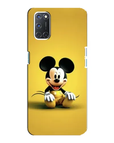 Чохол для OPPO A92 з картинкою «Міккі на жовтому»