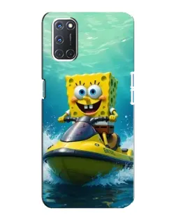 Чохол для OPPO A92 з картинкою «Спанч Боб на гідроциклі» Чохол для OPPO A92 з картинкою «Спанч Боб на гідроциклі»