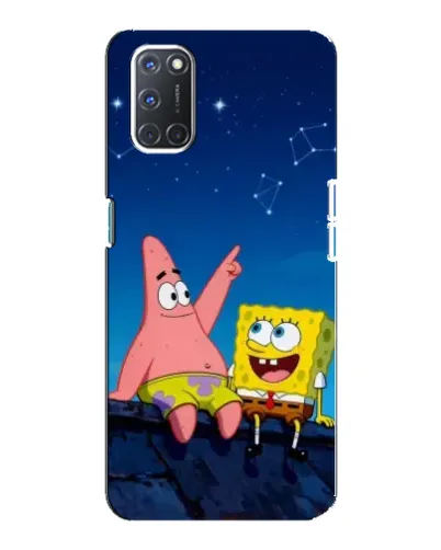 Чохол для OPPO A92 з картинкою «Губка Боб та Патрік вночі» Чохол для OPPO A92 з картинкою «Губка Боб та Патрік вночі»