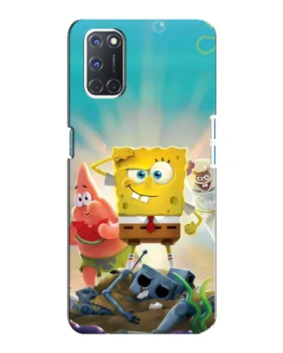 Чохол для OPPO A92 з картинкою «Спанч Боб переможець» Чохол для OPPO A92 з картинкою «Спанч Боб переможець»