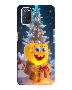 Чохол для OPPO A92 з картинкою «Різдвяний Спанч Боб»