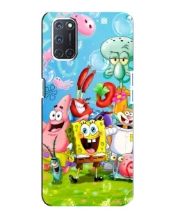 Чехол для OPPO A92 с картинкой «Губка Боб и друзья» Чехол для OPPO A92 с картинкой «Губка Боб и друзья»