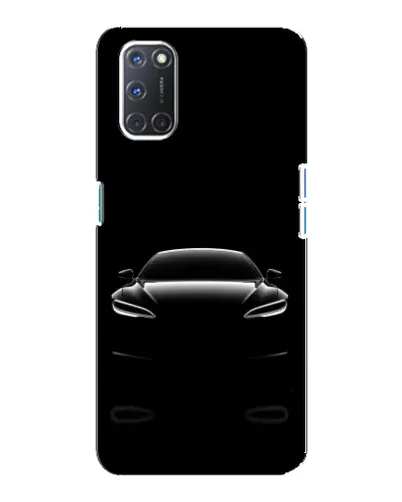 Чохол для OPPO A92 з картинкою «Силует Tesla Night» Чохол для OPPO A92 з картинкою «Силует Tesla Night»