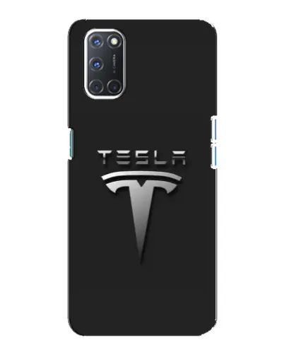 Чохол для OPPO A92 з картинкою «Сталевий логотип Tesla» Чохол для OPPO A92 з картинкою «Сталевий логотип Tesla»