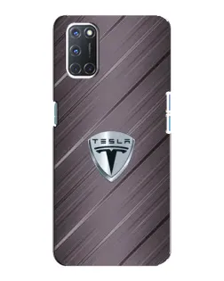 Чохол для OPPO A92 з картинкою «Металева текстура Tesla» Чохол для OPPO A92 з картинкою «Металева текстура Tesla»