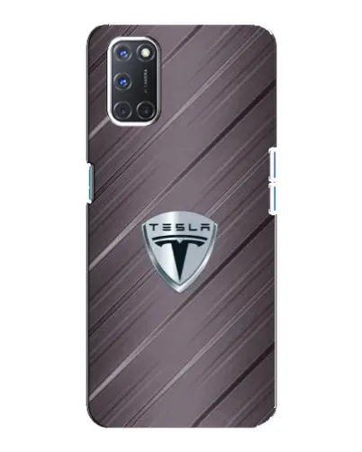 Чохол для OPPO A92 з картинкою «Металева текстура Tesla» Чохол для OPPO A92 з картинкою «Металева текстура Tesla»