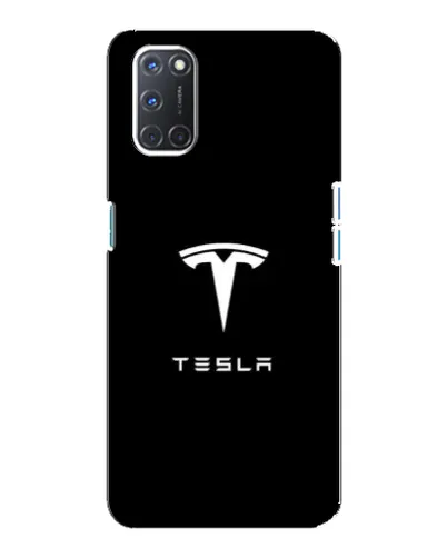 Чохол для OPPO A92 з картинкою «Tesla White Logo» Чохол для OPPO A92 з картинкою «Tesla White Logo»