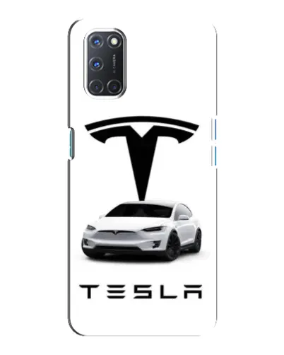 Чохол для OPPO A92 з картинкою «Tesla White Style» Чохол для OPPO A92 з картинкою «Tesla White Style»