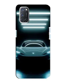 Чохол для OPPO A92 з картинкою «Tesla в неоні» Чохол для OPPO A92 з картинкою «Tesla в неоні»