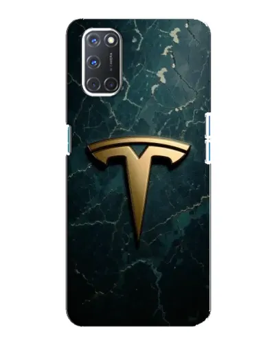 Чохол для OPPO A92 з картинкою «Мармурова Tesla Gold» Чохол для OPPO A92 з картинкою «Мармурова Tesla Gold»