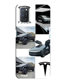 Чохол для OPPO A92 з картинкою «Колаж Cybertruck Tesla» Чохол для OPPO A92 з картинкою «Колаж Cybertruck Tesla»