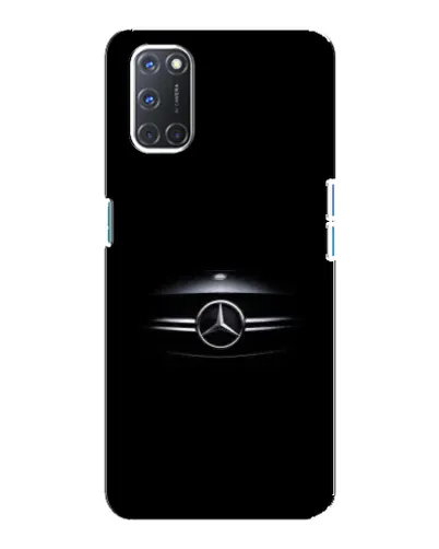 Чехол для OPPO A92 с картинкой «Mercedes — абстрактные линии»