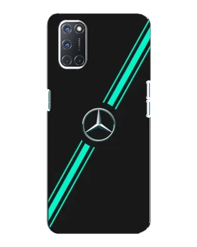 Чехол для OPPO A92 с картинкой «Спортивные линии Mercedes» Чехол для OPPO A92 с картинкой «Спортивные линии Mercedes»