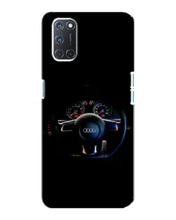Чохол для OPPO A92 з картинкою «Салон Audi — кермо»