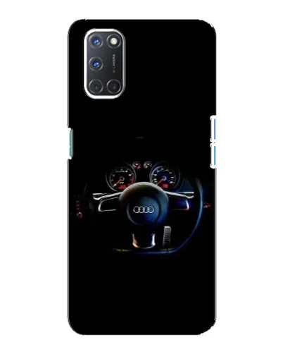 Чохол для OPPO A92 з картинкою «Салон Audi — кермо»