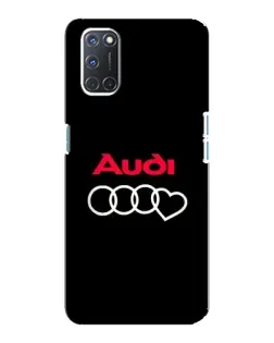 Чохол для OPPO A92 з картинкою «Логотип Audi Heart»