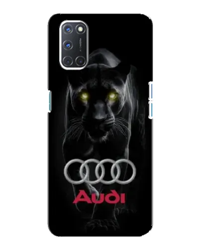 Чохол для OPPO A92 з картинкою «Пантера та Audi»