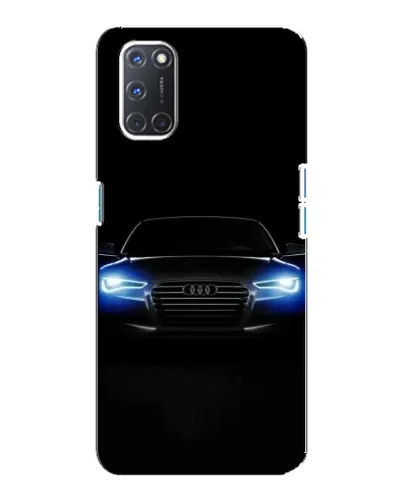 Чохол для OPPO A92 з картинкою «Audi в неоні»