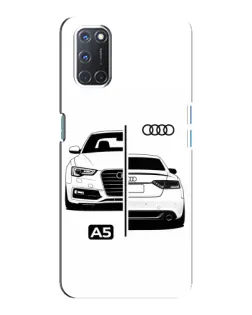 Чохол для OPPO A92 з картинкою «Audi — контрастний дизайн»