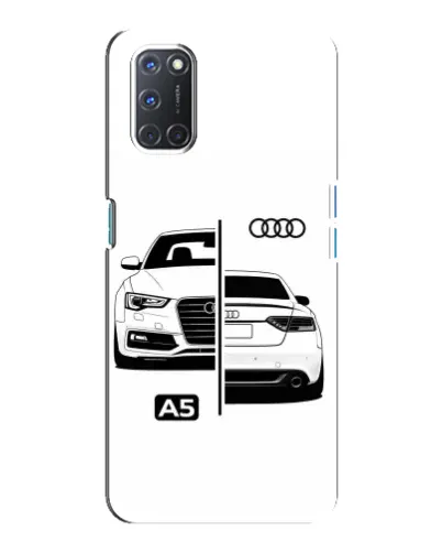 Чохол для OPPO A92 з картинкою «Audi — контрастний дизайн»
