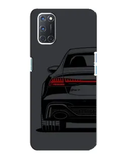 Чохол для OPPO A92 з картинкою «Задня частина Audi — арт»